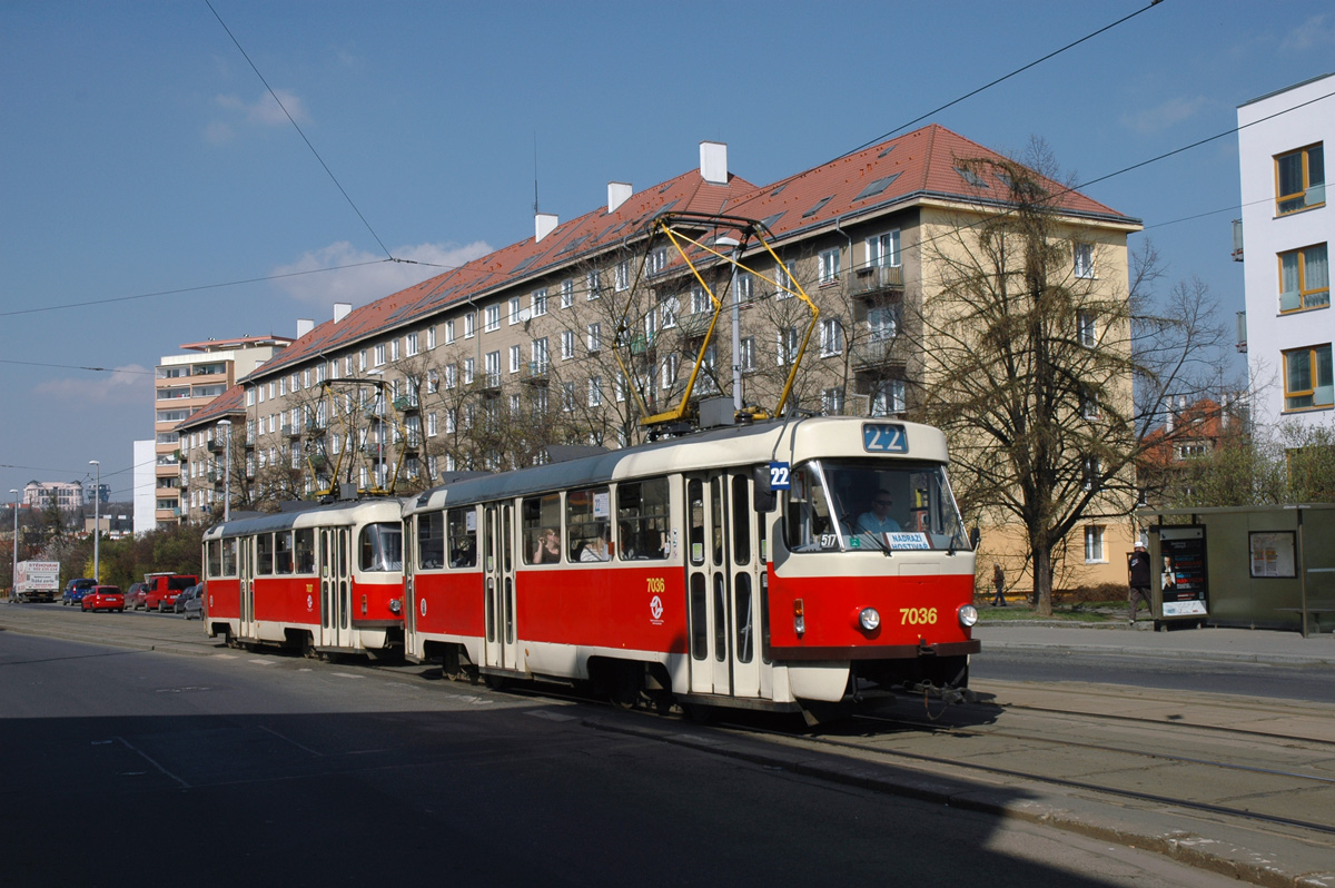 Прага, Tatra T3SUCS № 7036