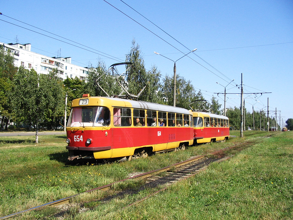 Харьков, Tatra T3SU № 654