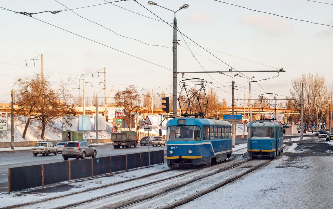 Одесса, Tatra T3R.P № 4077
