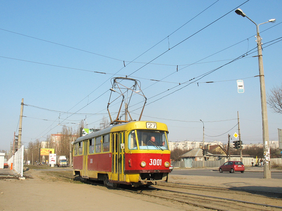 Harkiva, Tatra T3SU № 3001