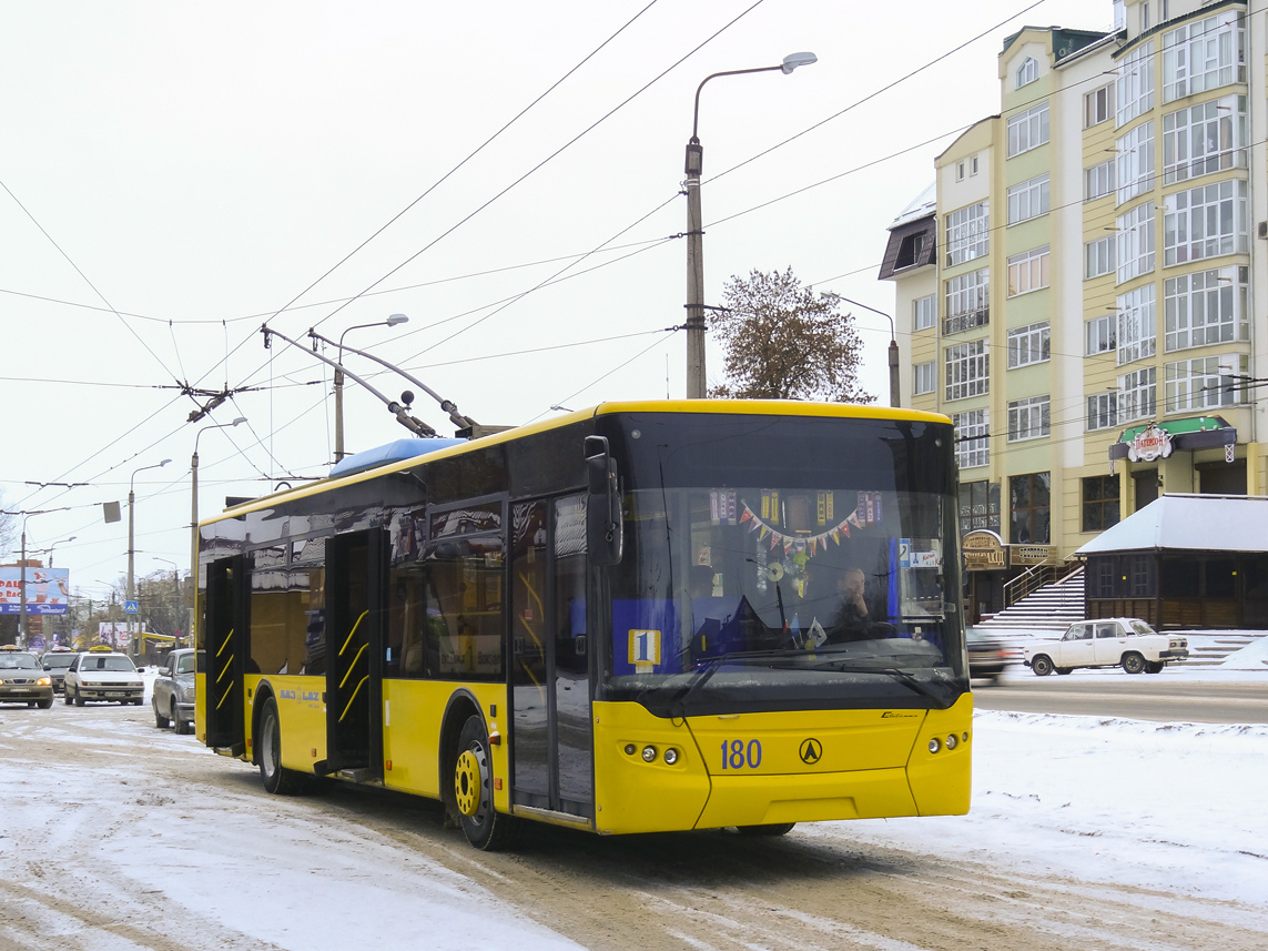 Ивано-Франковск, ЛАЗ E183D1 № 180