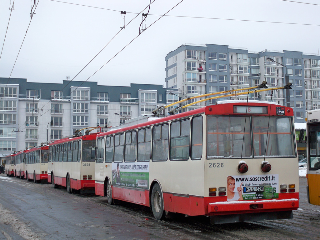 Вильнюс, Škoda 14Tr13/6 № 2626