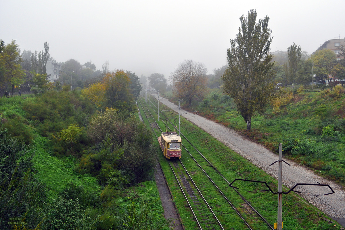 Запорожие, Tatra T3SU (двухдверная) № ГС-23