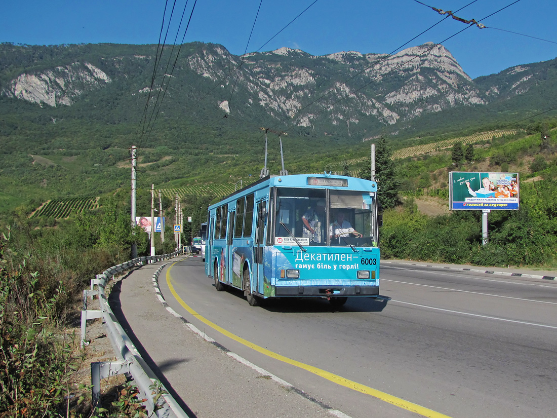 Крымский троллейбус, Škoda 14Tr02/6 № 6003