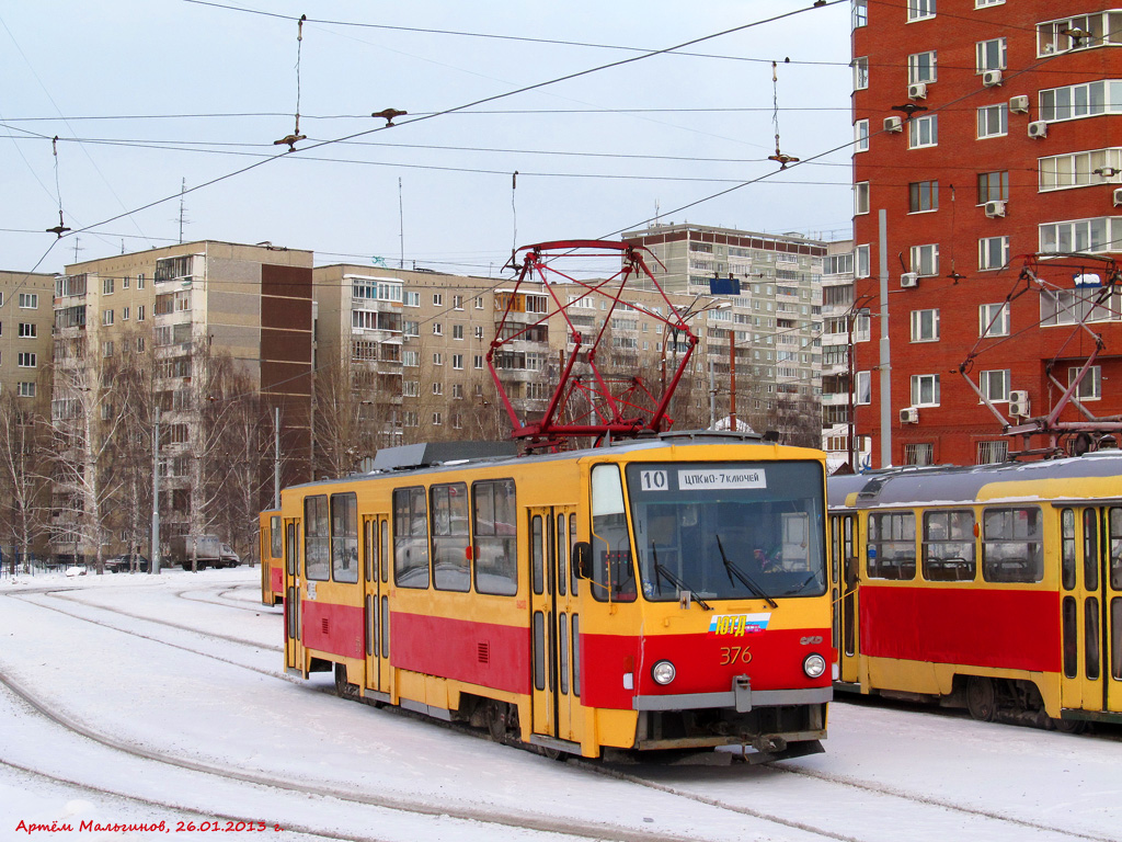 Yekaterinburg, Tatra T6B5SU № 376