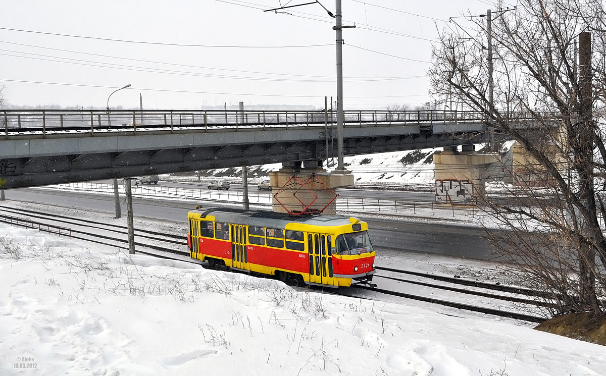 Волгоград, Tatra T3SU № 2724