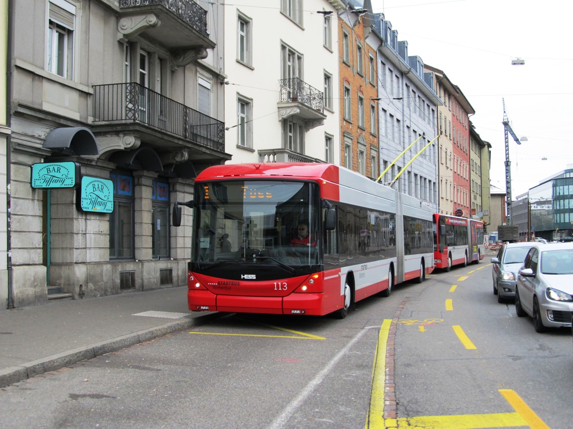 Винтертур, Hess SwissTrolley 3 (BGT-N1C) № 113