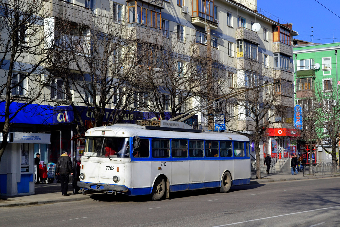 Крымский троллейбус, Škoda 9TrH27 № 7703