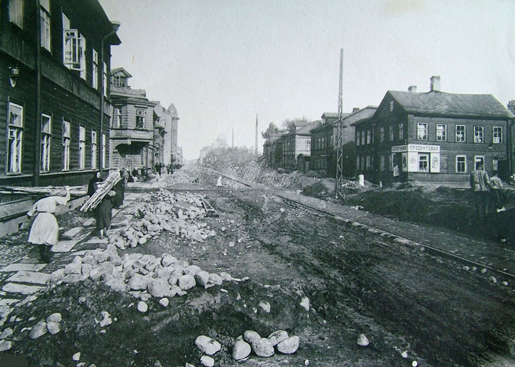 Санкт-Петербург — Исторические фотографии трамвайной инфраструктуры Санкт-Петербург — Исторические фотографии трамвайной инфраструктуры