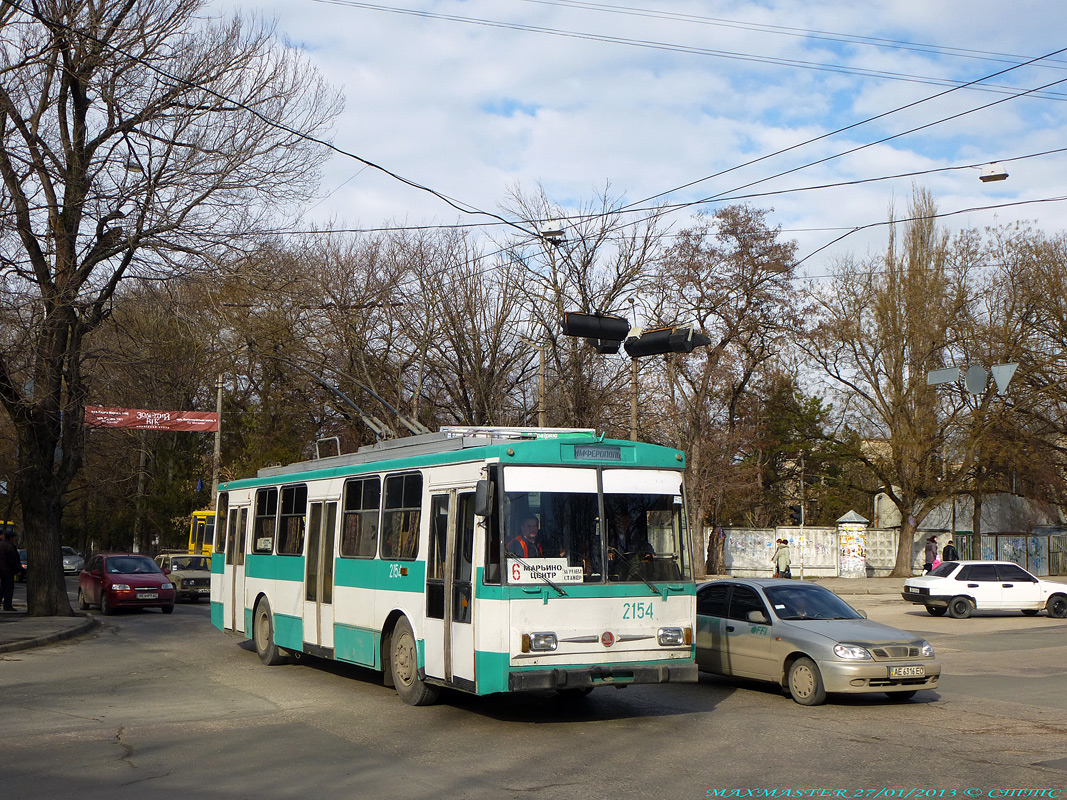 Крымский троллейбус, Škoda 14Tr11/6 № 2154