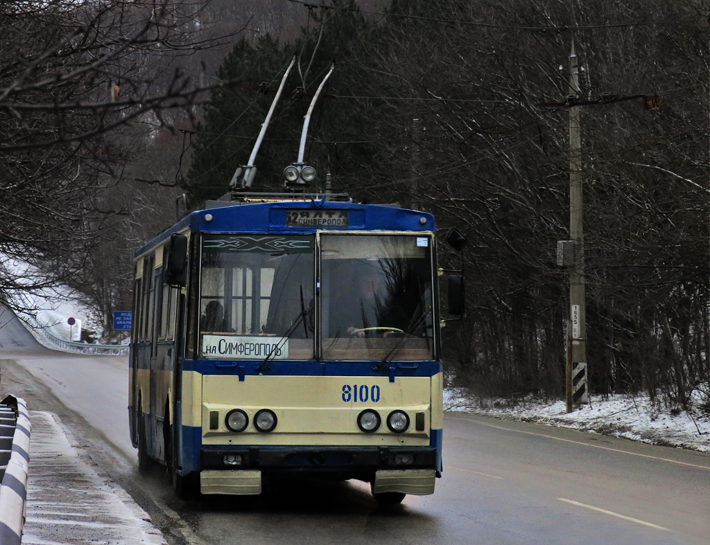 ყირიმის ტროლეიბუსი, Škoda 14Tr89/6 № 8100