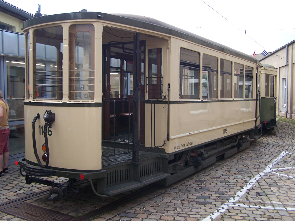 Nuremberg, MAN 2-axle trailer car № 1116