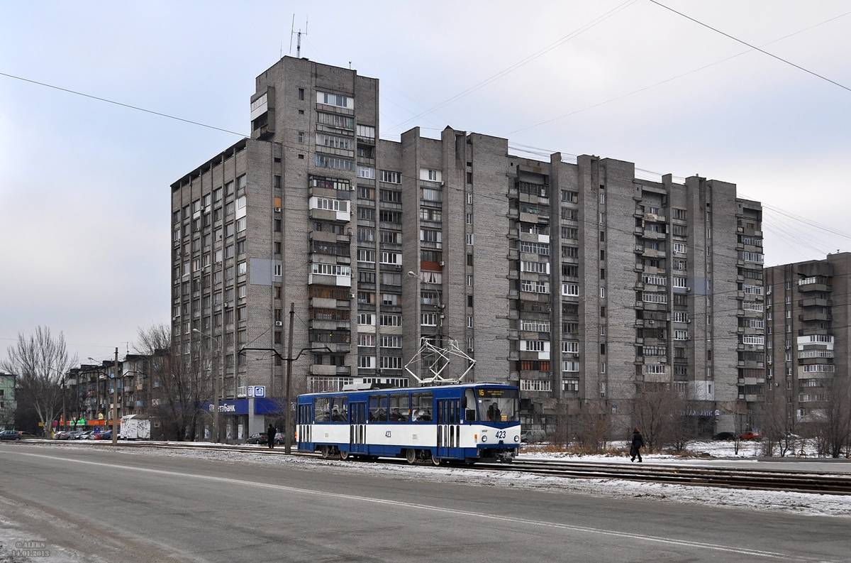 Запорожье, Tatra T6B5SU № 423