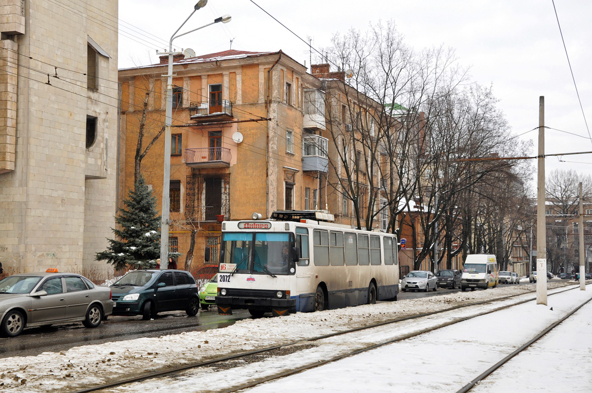 Днепр, ЮМЗ Т1Р (Т2П) № 2072