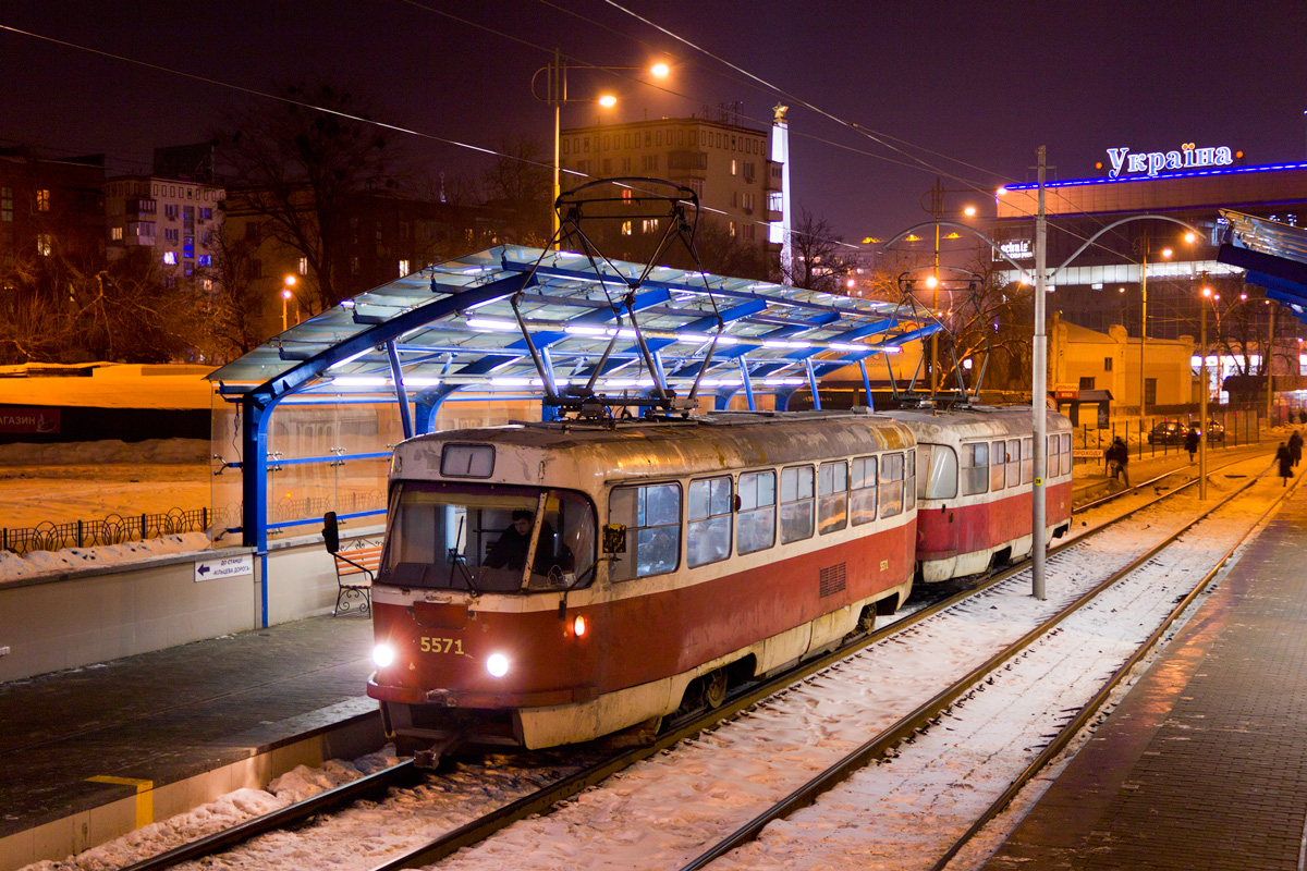 Киев, Tatra T3SU № 5571