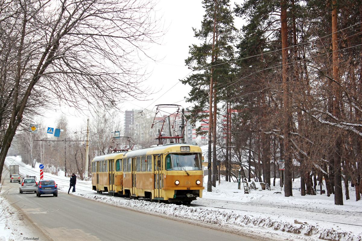 Jekaterinburga, Tatra T3SU (2-door) № 116