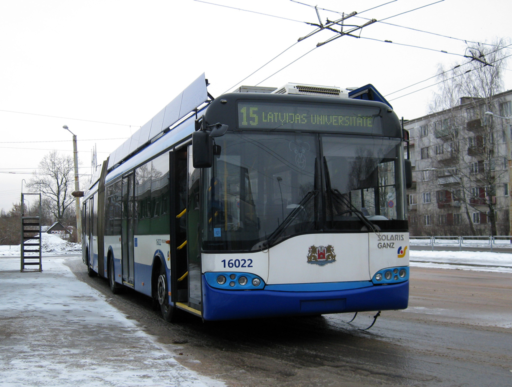 Рига, Solaris Trollino II 18 Ganz № 16022
