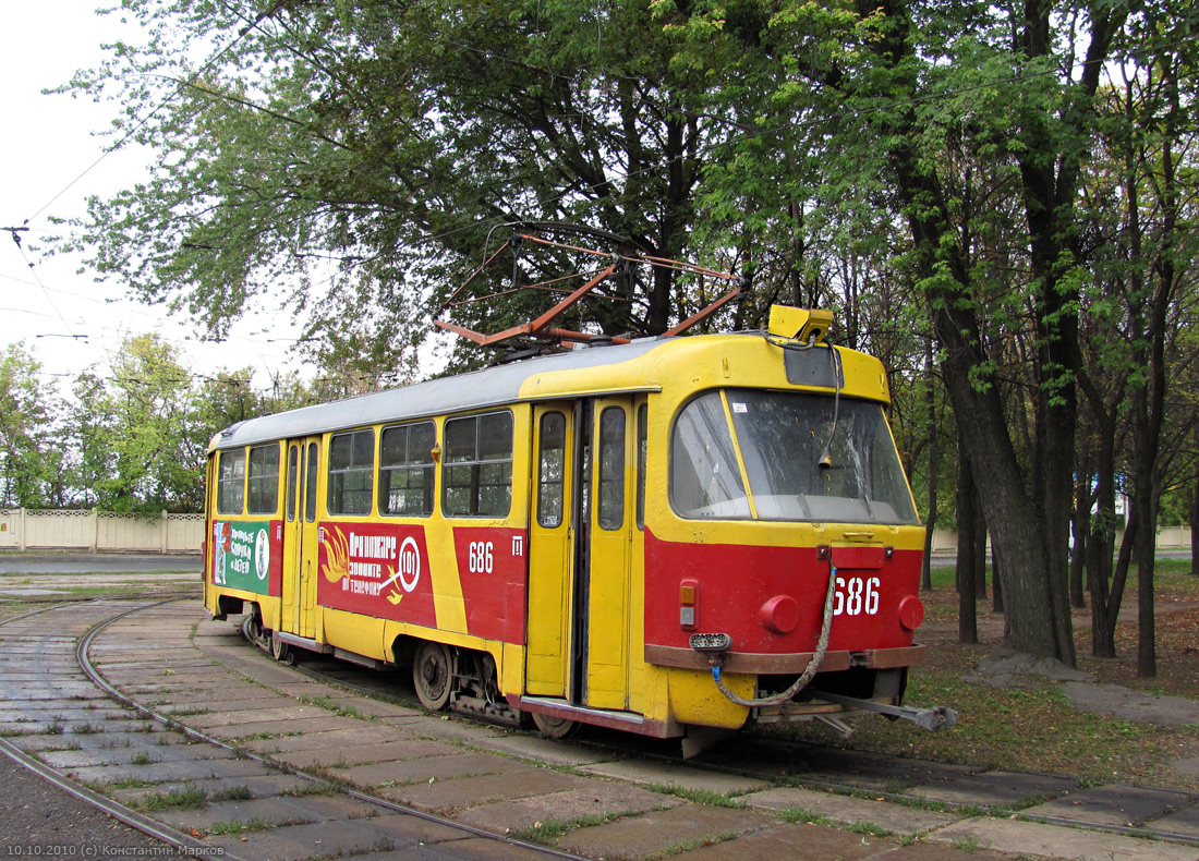 Харьков, Tatra T3SU № 686