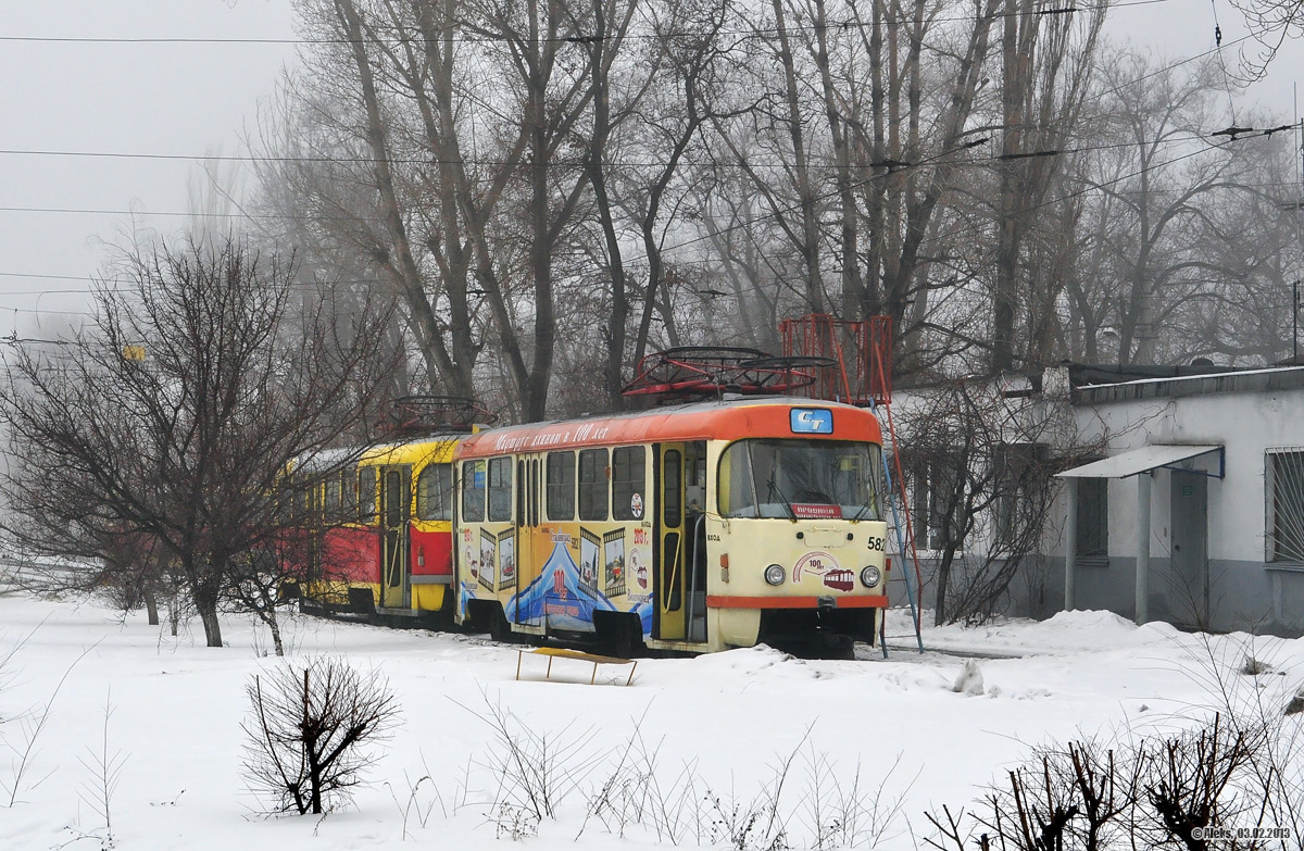 Волгоград, Tatra T3SU № 5821; Волгоград, Tatra T3SU № 5822