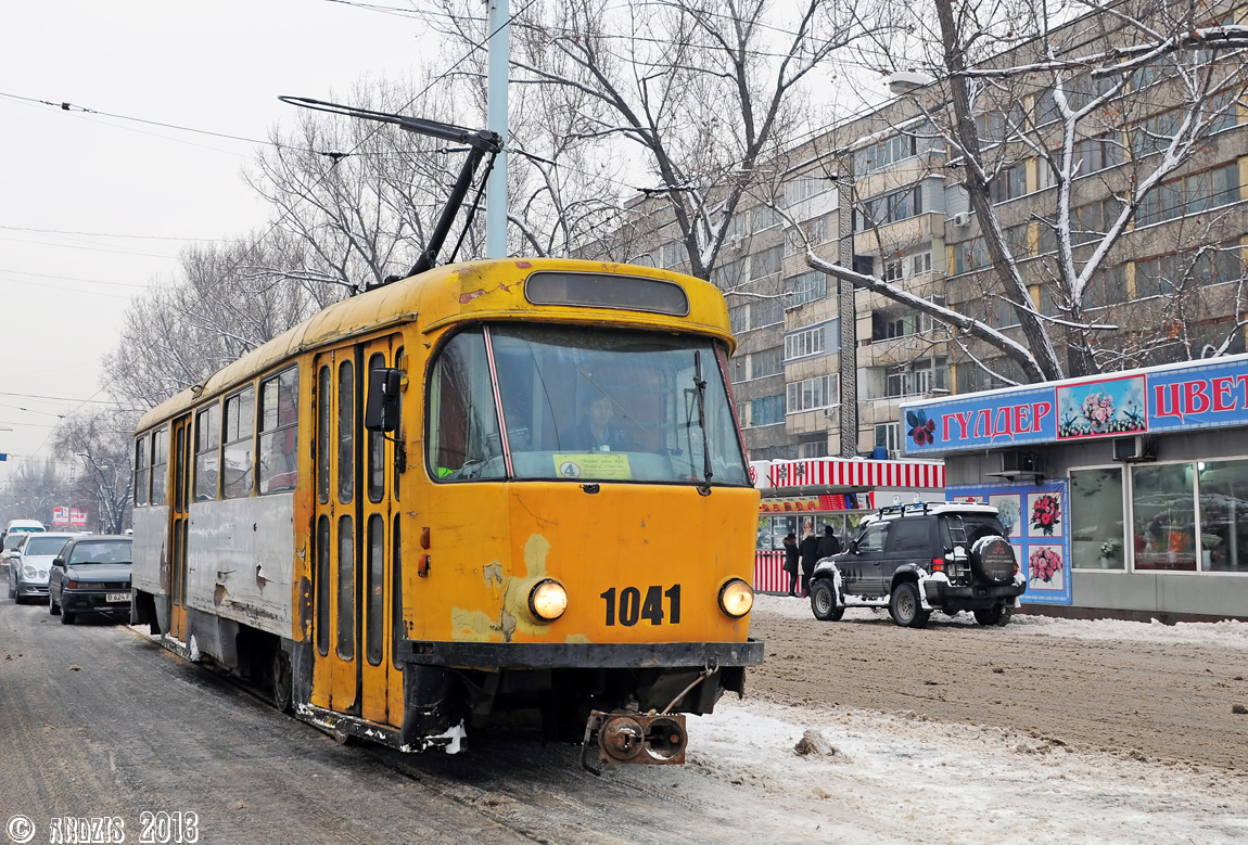 Алматы, Tatra T3D № 1041