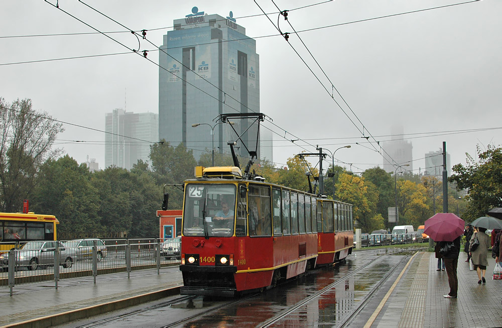 Варшава, Konstal 105Ne № 1400
