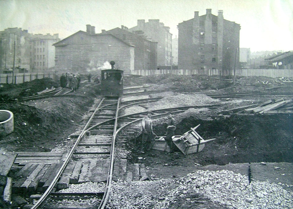Санкт-Петербург — Исторические фотографии трамвайной инфраструктуры