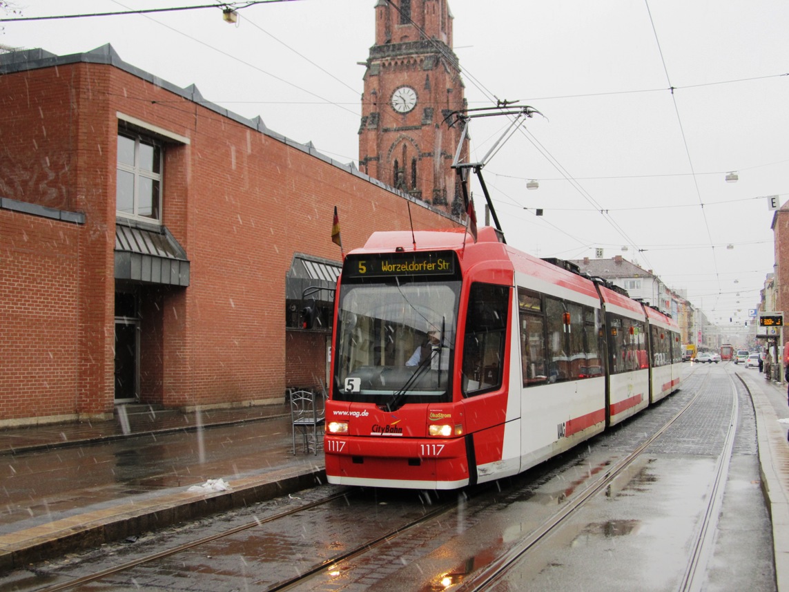 Нюрнберг, Adtranz GT8N2 № 1117