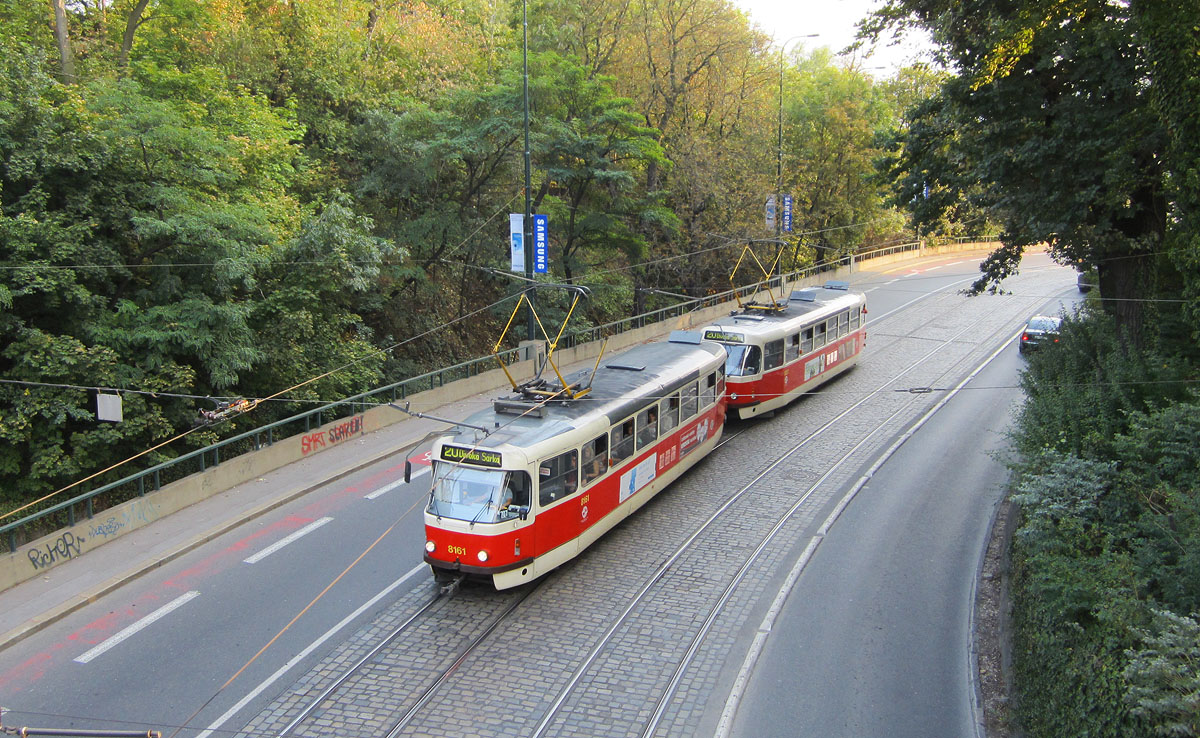 Прага, Tatra T3R.PV № 8161