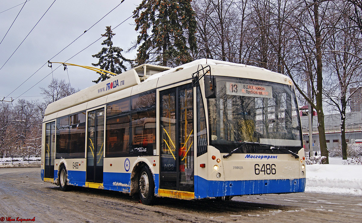 Москва, Тролза-5265.00 «Мегаполис» № 6486 Москва, Тролза-5265.00 «Мегаполис» № 6486