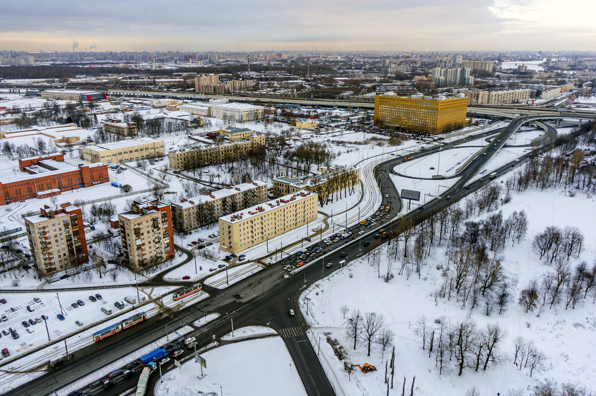 Санкт-Петербург — Трамвайные линии и инфраструктура