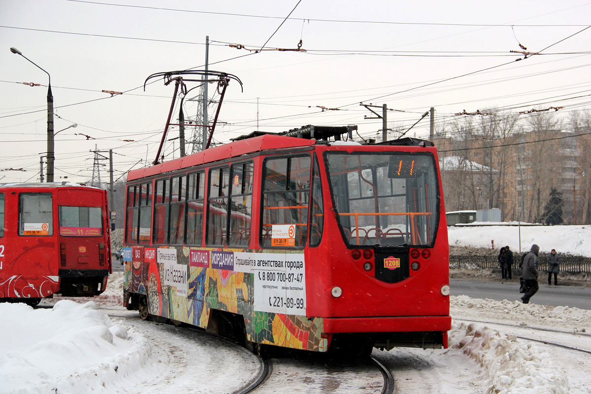 Казань, 71-134АЭ (ЛМ-99АЭ) № 1208