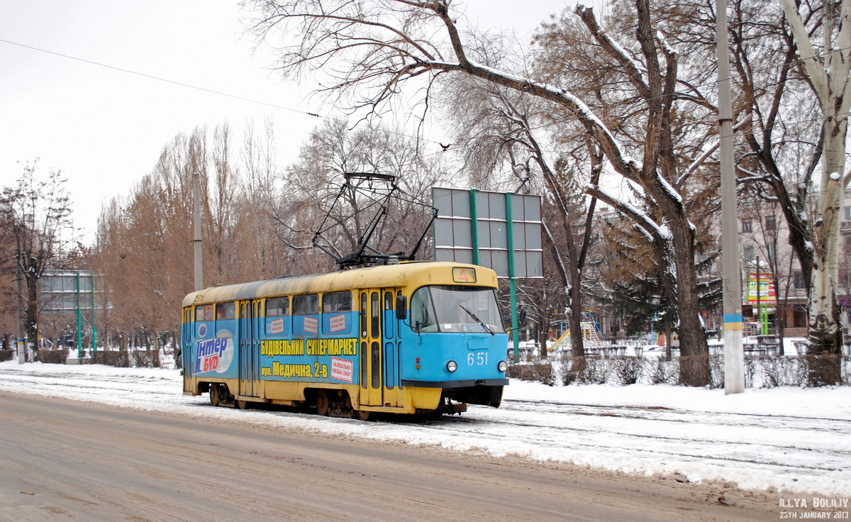 Каменское, Tatra T3SU № 651