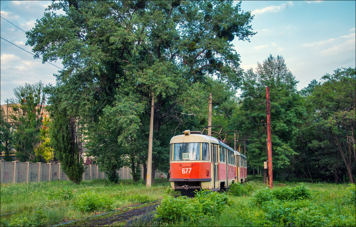 Харьков, Tatra T3SU № 677 Харьков, Tatra T3SU № 677