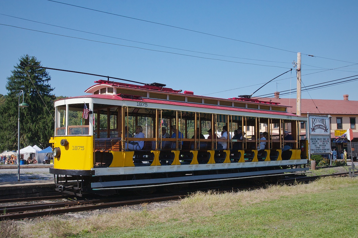 Рокхилл, Четырёхосный моторный Brill № 1875