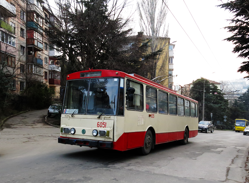ყირიმის ტროლეიბუსი, Škoda 14Tr02/6 № 6051 ყირიმის ტროლეიბუსი, Škoda 14Tr02/6 № 6051