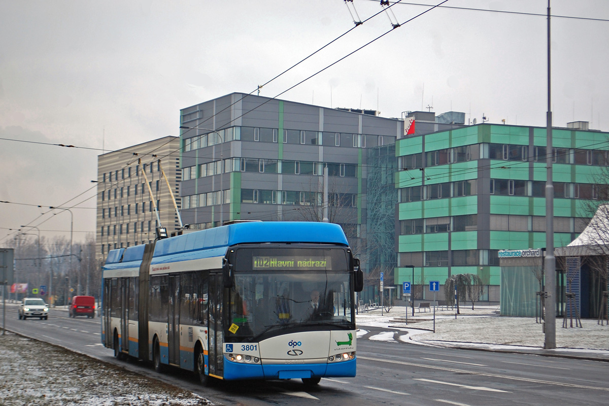 Острава, Solaris Trollino III 18 AC № 3801 Острава, Solaris Trollino III 18 AC № 3801
