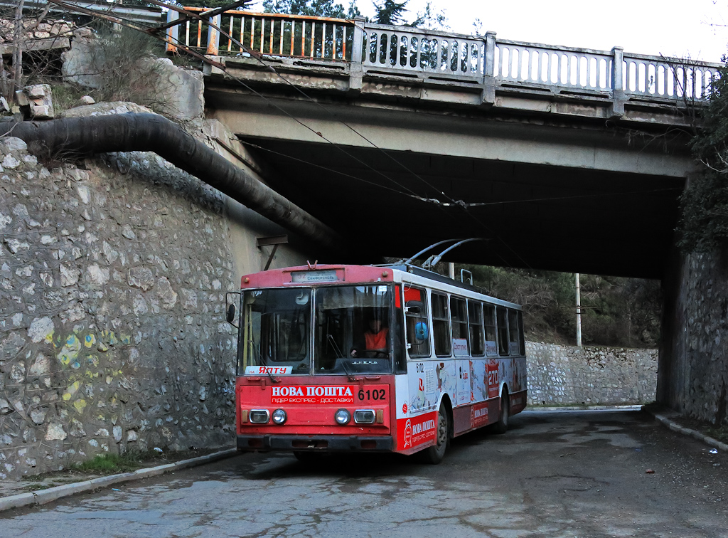 Крымский троллейбус, Škoda 14Tr89/6 № 6102