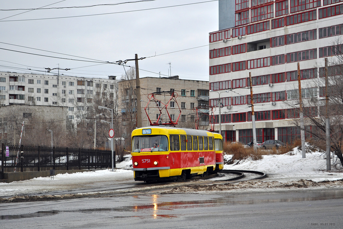 Wołgograd, Tatra T3SU Nr 5751; Wołgograd, Tatra T3SU Nr 5752