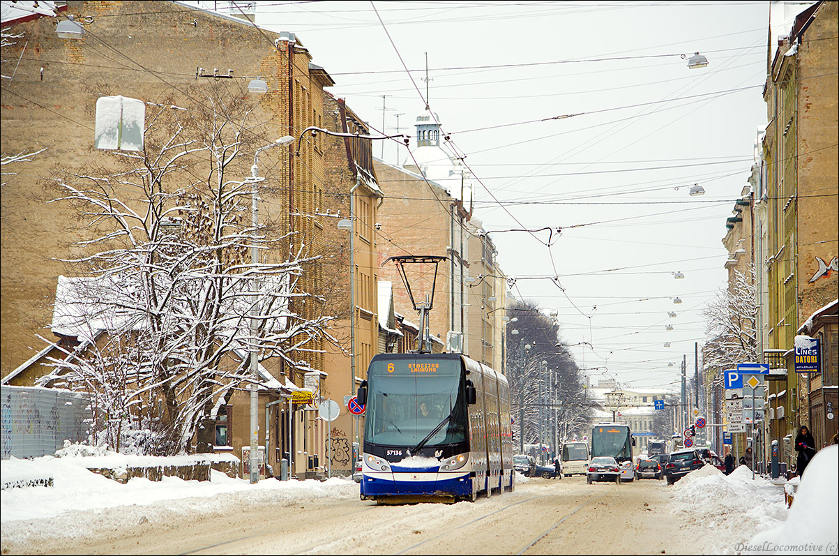 Рига, Škoda 15T ForCity Alfa Riga № 57136