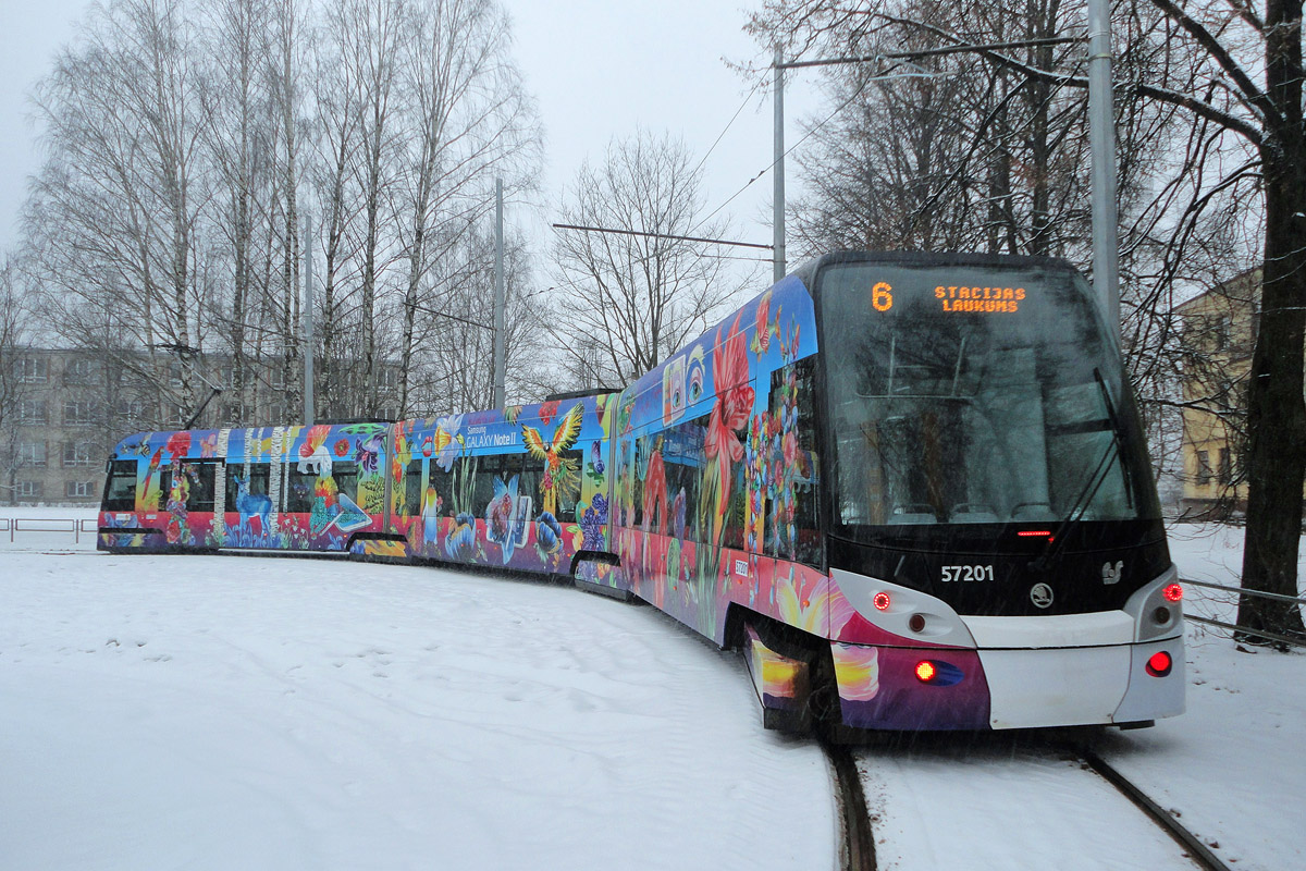 Рига, Škoda 15T ForCity Alfa Riga № 57201