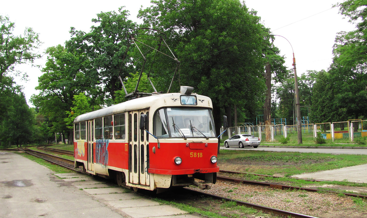 Киев, Tatra T3SU № 5818