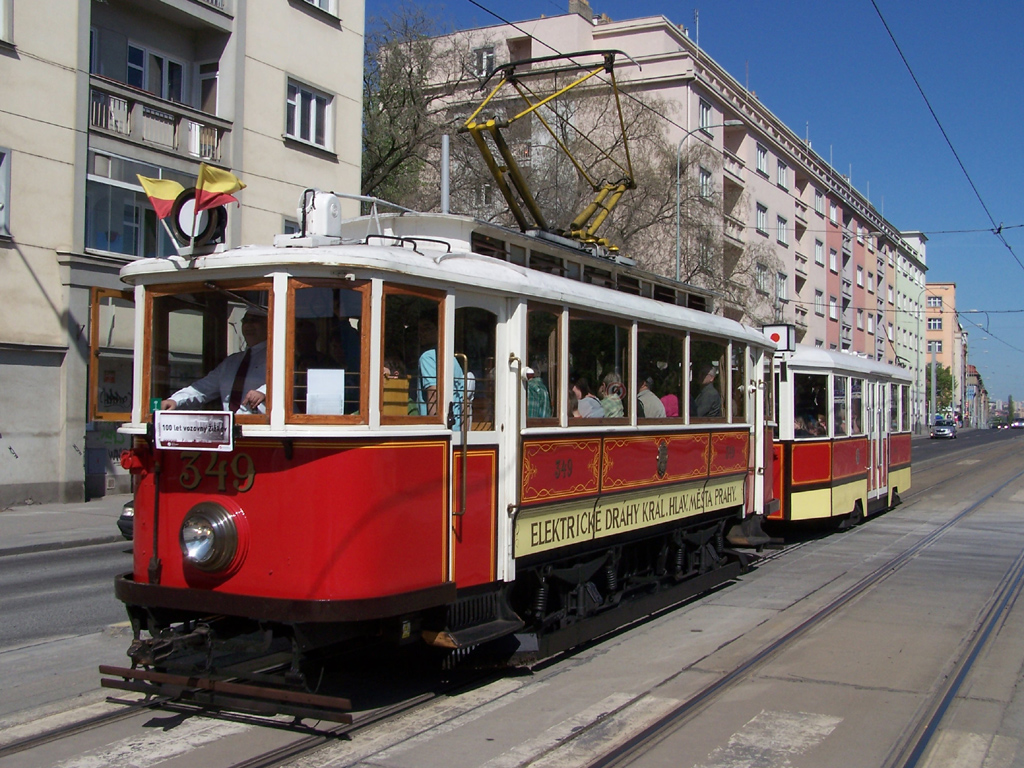 Prague, Ringhoffer DSM Br. 349; Prague — Open Day in Žižkov tram depot  28.04.2012