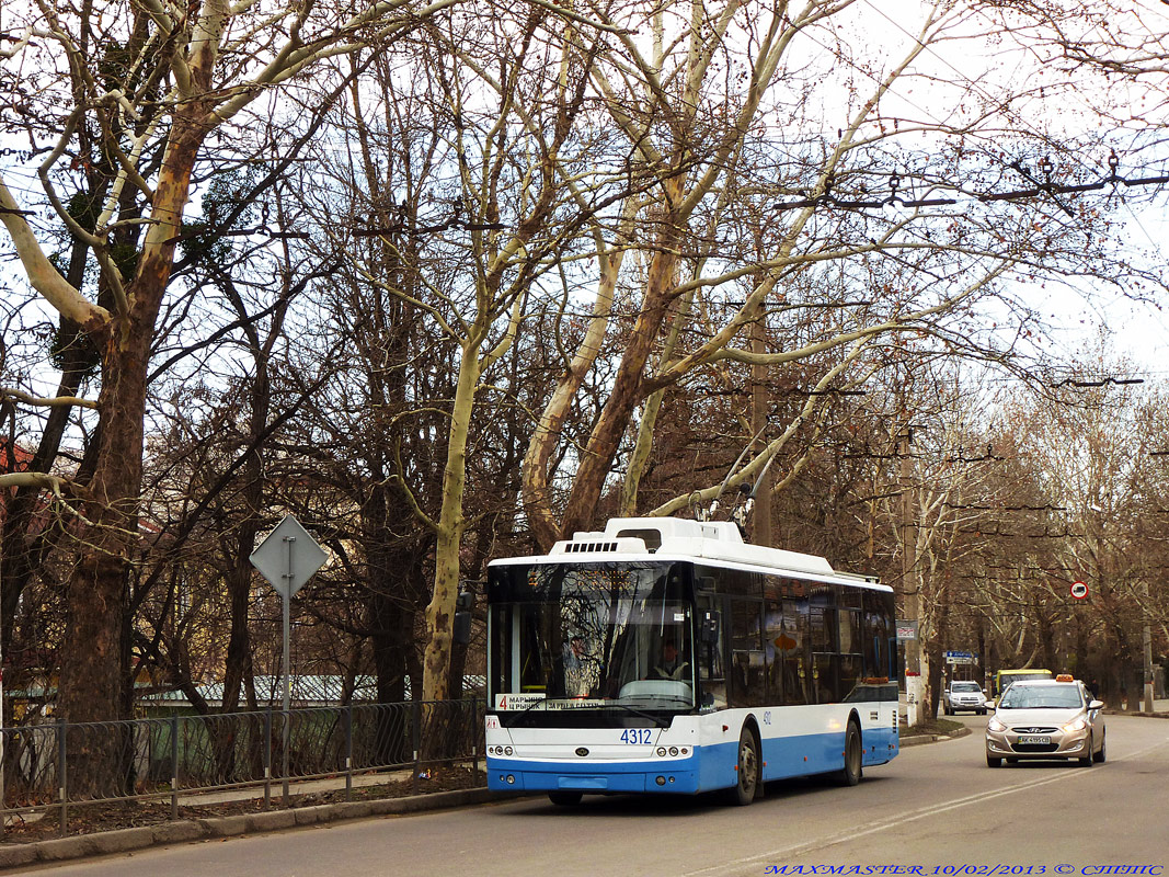 Крымский троллейбус, Богдан Т70110 № 4312