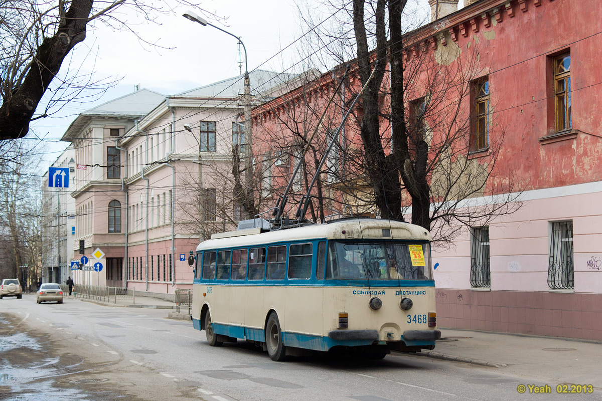 Крымский троллейбус, Škoda 9Tr18 № 3468