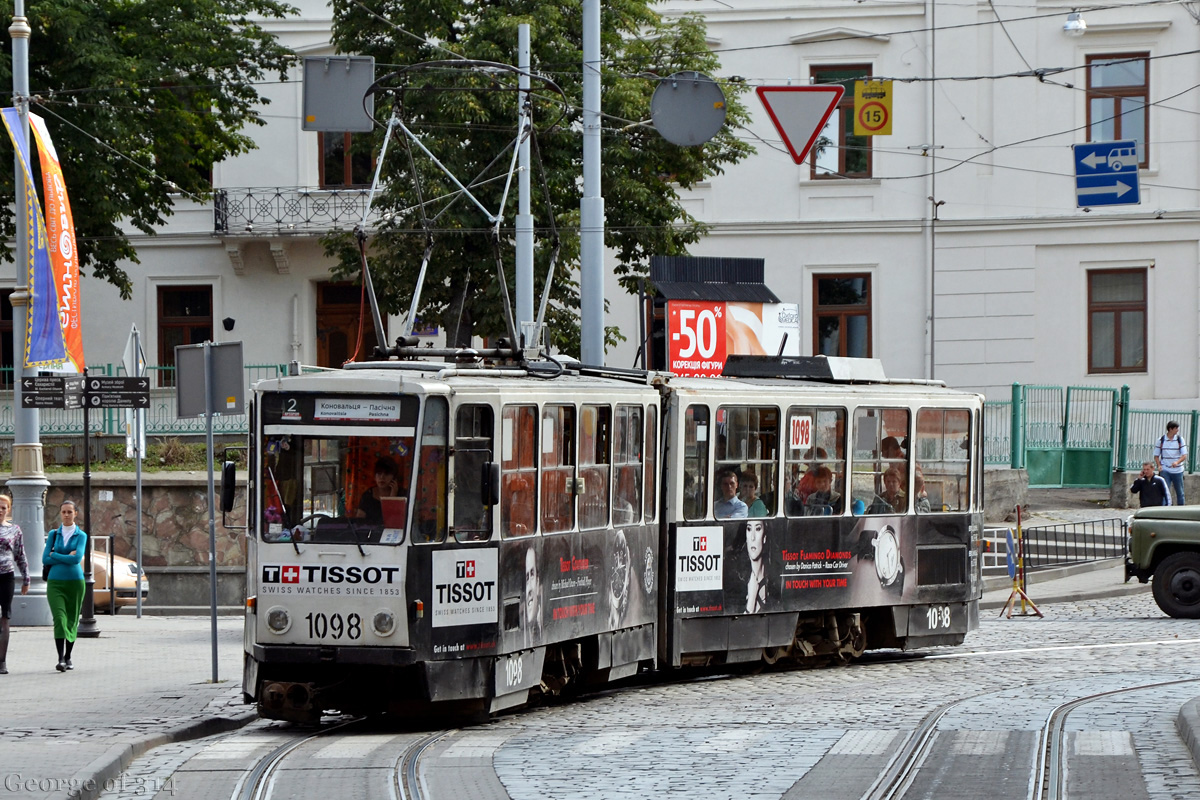 Львов, Tatra KT4SU № 1098