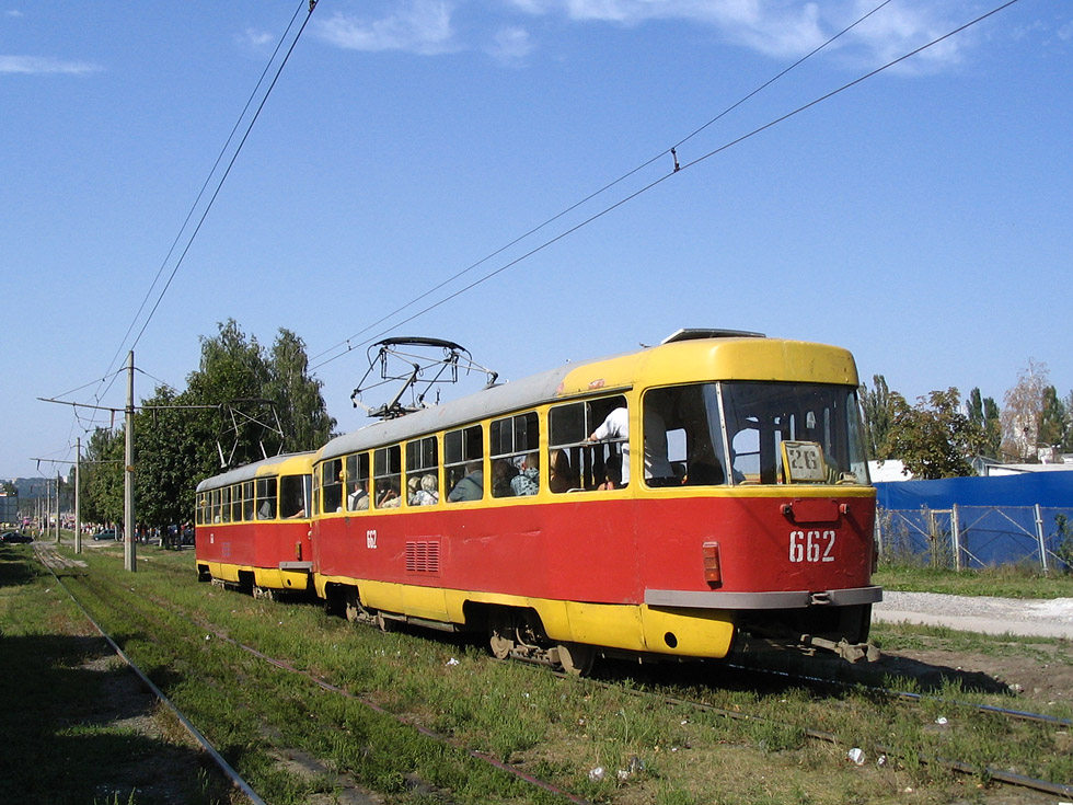 Харьков, Tatra T3SU № 662