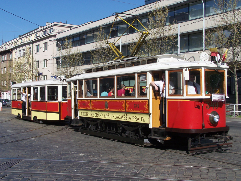 Praha, Ringhoffer DSM № 349; Praha — Open Day in Žižkov tram depot  28.04.2012