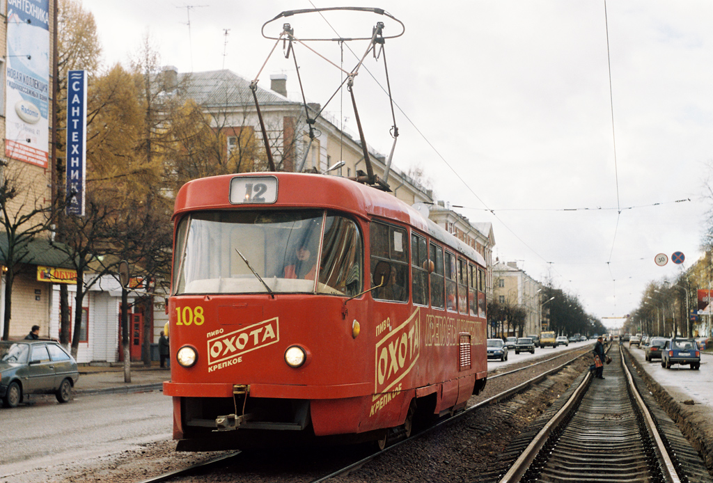 Тверь, Tatra T3SU № 108; Тверь — Тверской трамвай в начале 2000-х гг. (2002 — 2006 гг.)