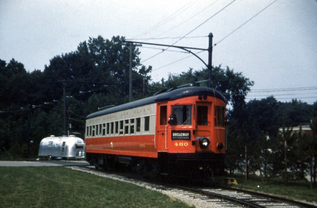 Cleveland, St. Louis interurban motor car č. 460 Cleveland, St. Louis interurban motor car č. 460
