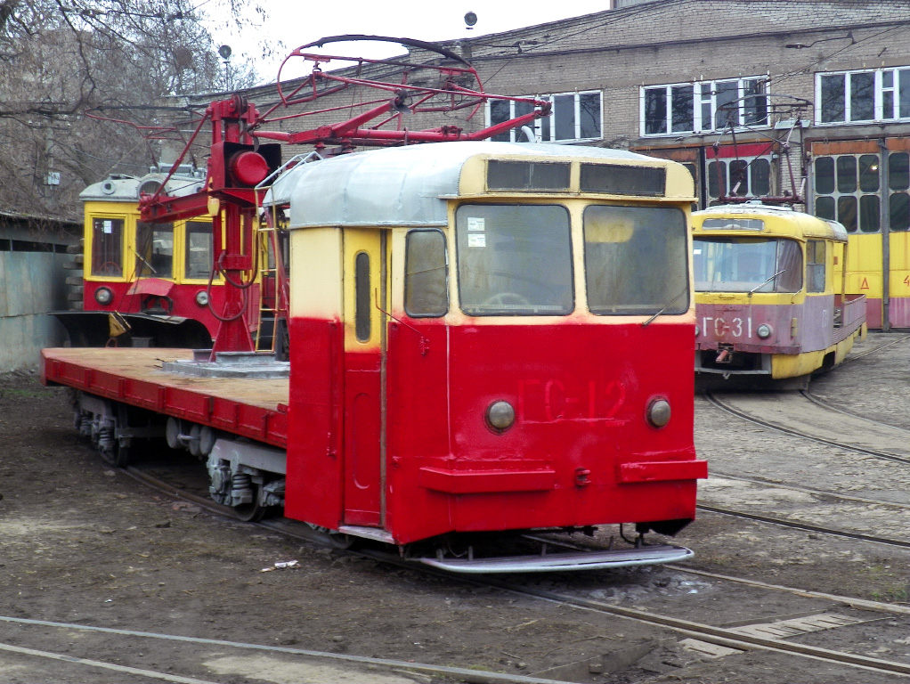 Запорожье, МТВ-82 № ГС-12; Запорожье, Tatra T3SU (двухдверная) № ГС-31